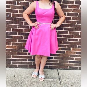 Pink Sherri Hill Cocktail Dress